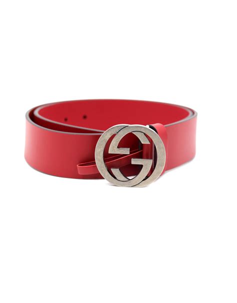 cintura gucci rossa con perle|Cinture Gucci da donna .